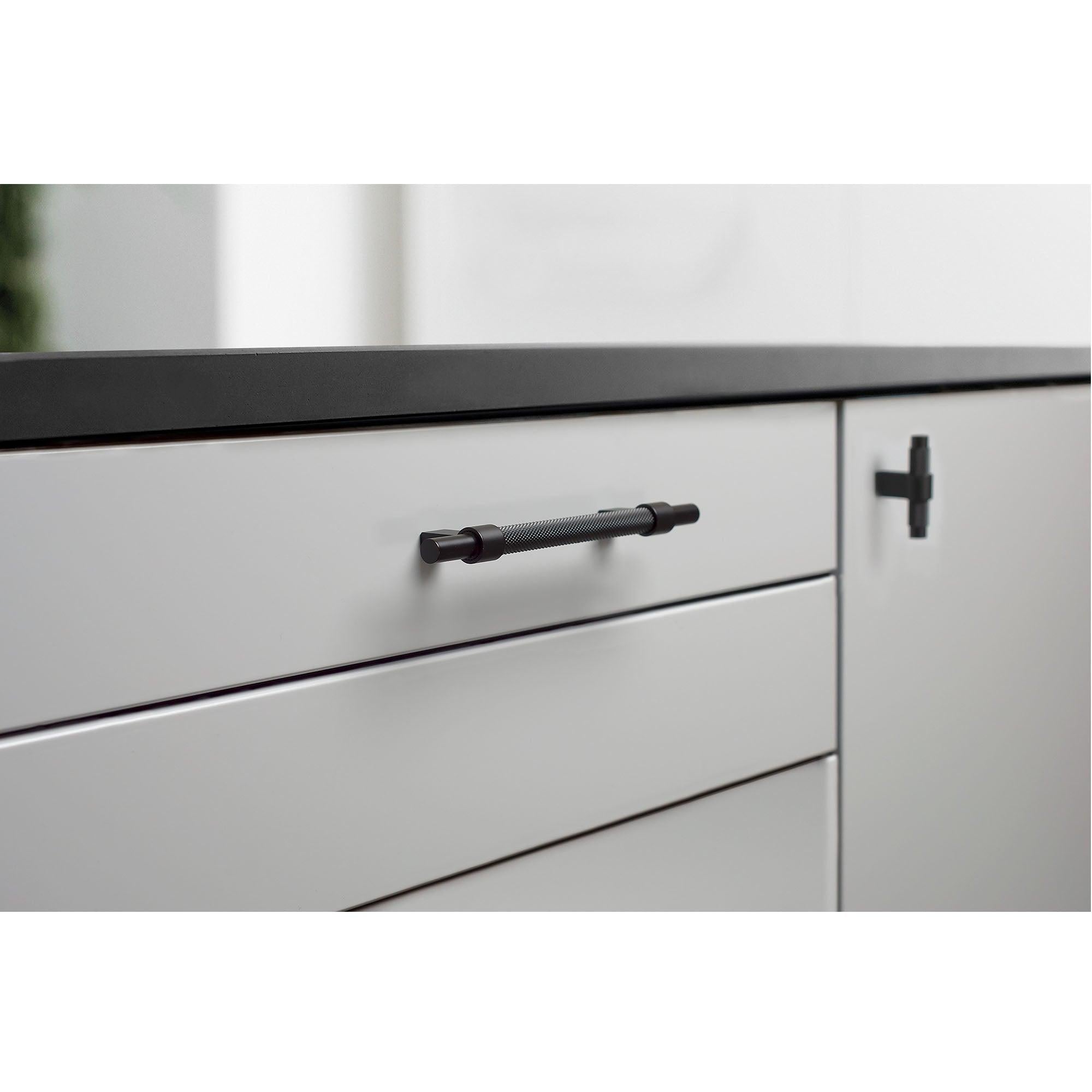 Handle Pitch, Matt black, available in different sizes (193/257mm) - Scandi Handles
