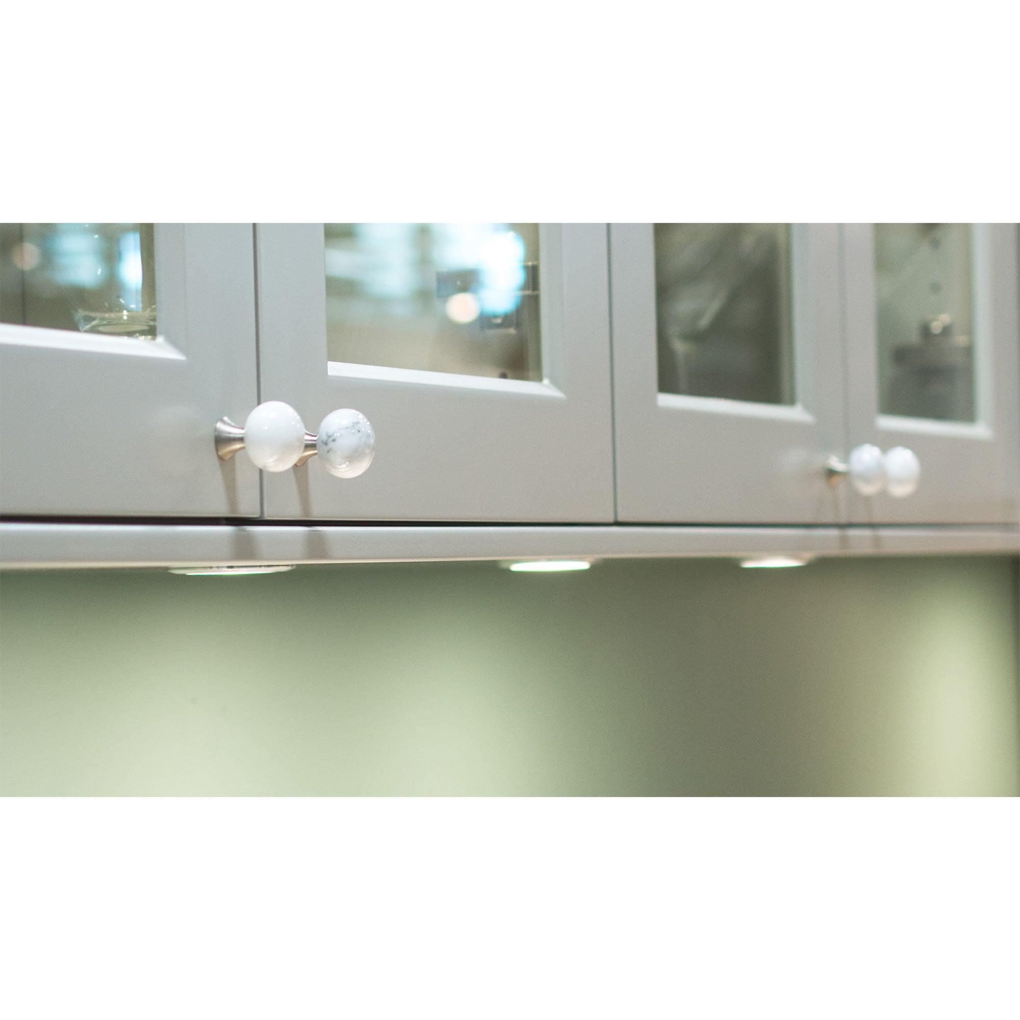 Knob Bead Straight, 28mm, Marble/green - Scandi Handles