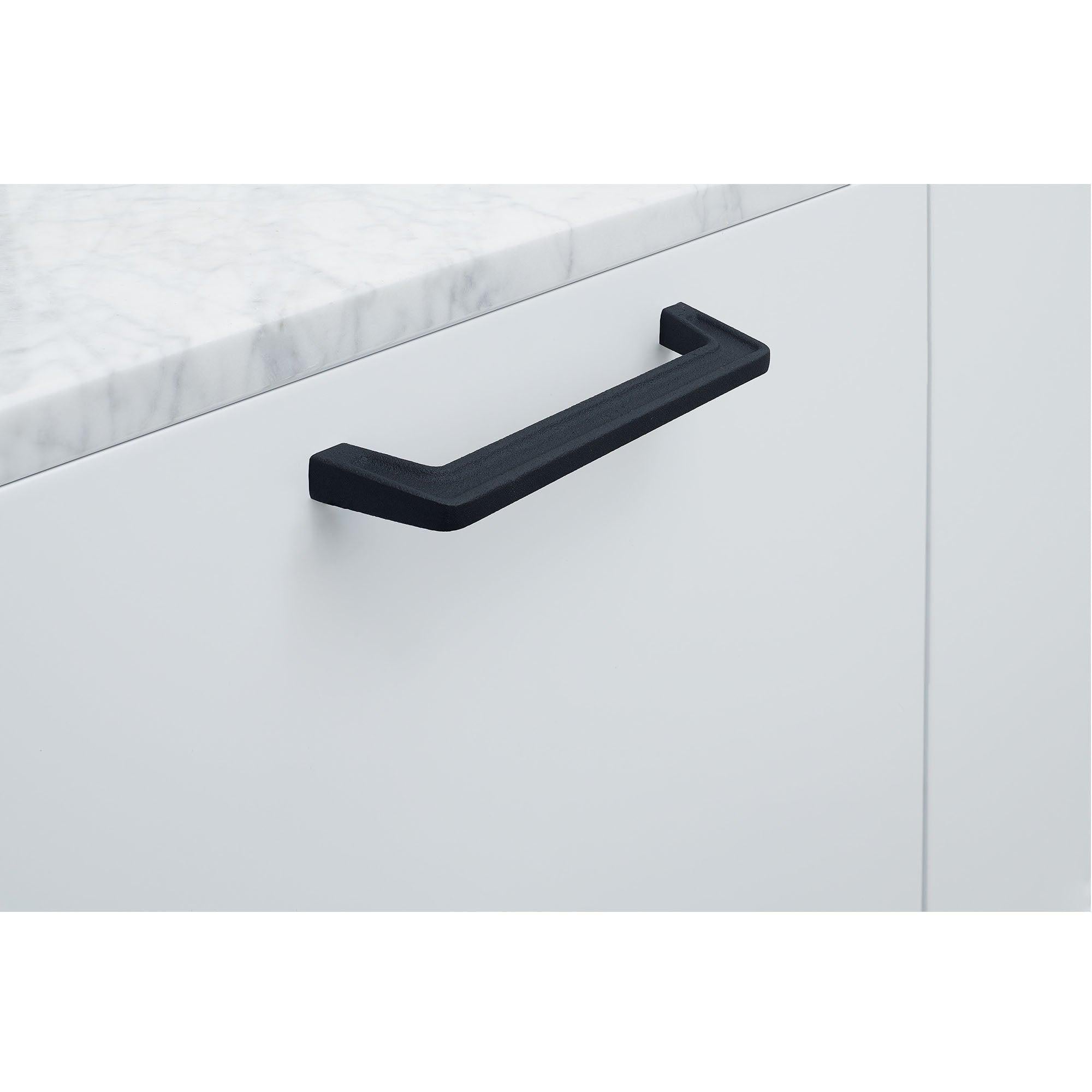 Handle Pagoda, Cast iron black, available in different sizes (44/173mm) - Scandi Handles