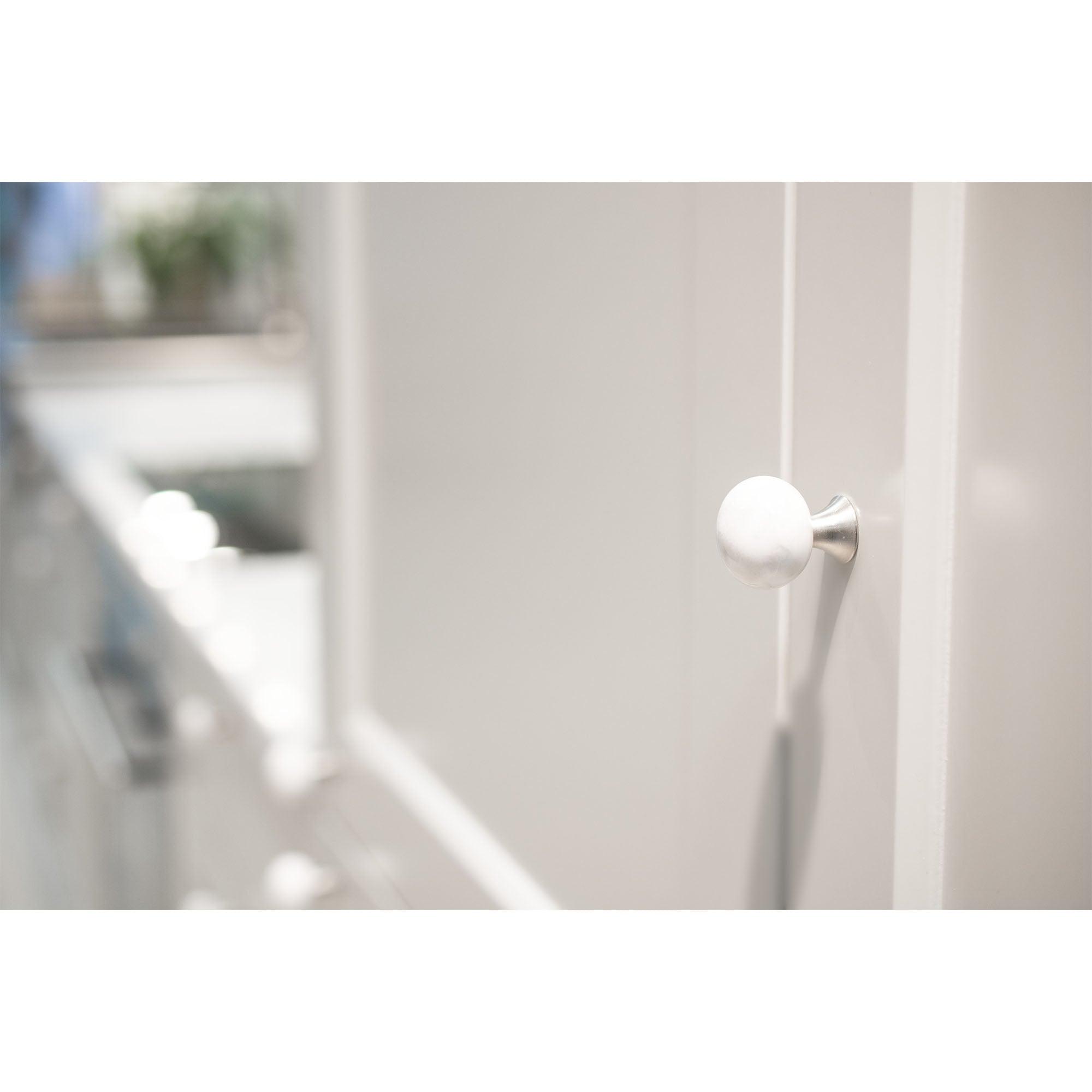 Knob Bead Straight, 28mm, Marble/green - Scandi Handles
