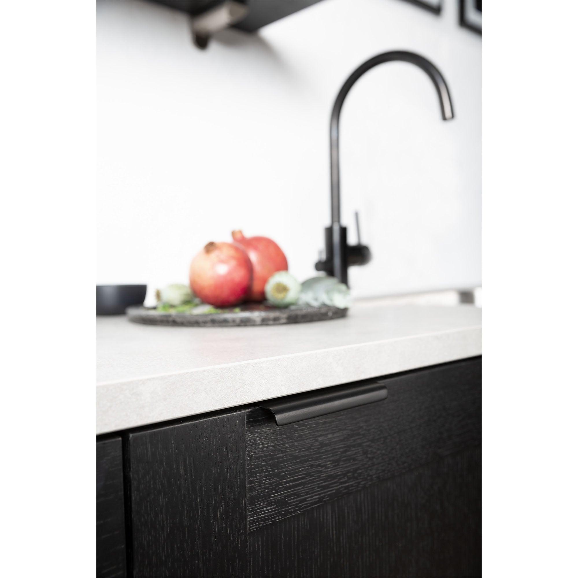 Handle Lip, Black, available in different sizes (40/120mm) - Scandi Handles