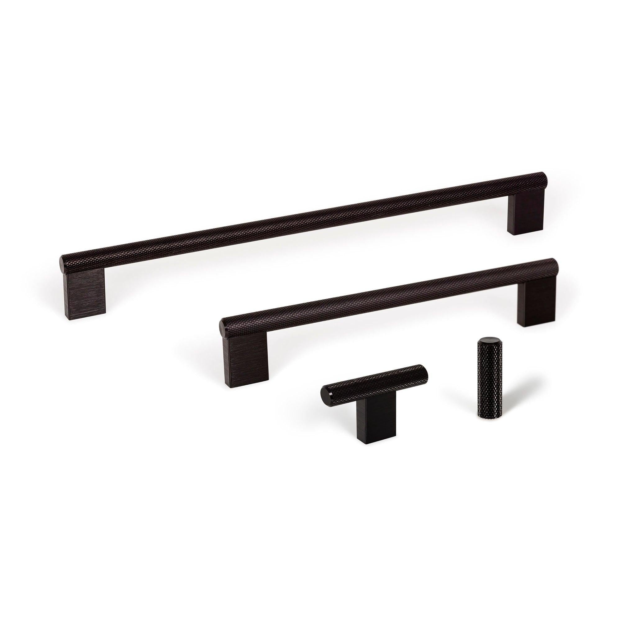 Handle Graf Mini, Matt Black, available in different sizes (182/278/1200mm) - Scandi Handles