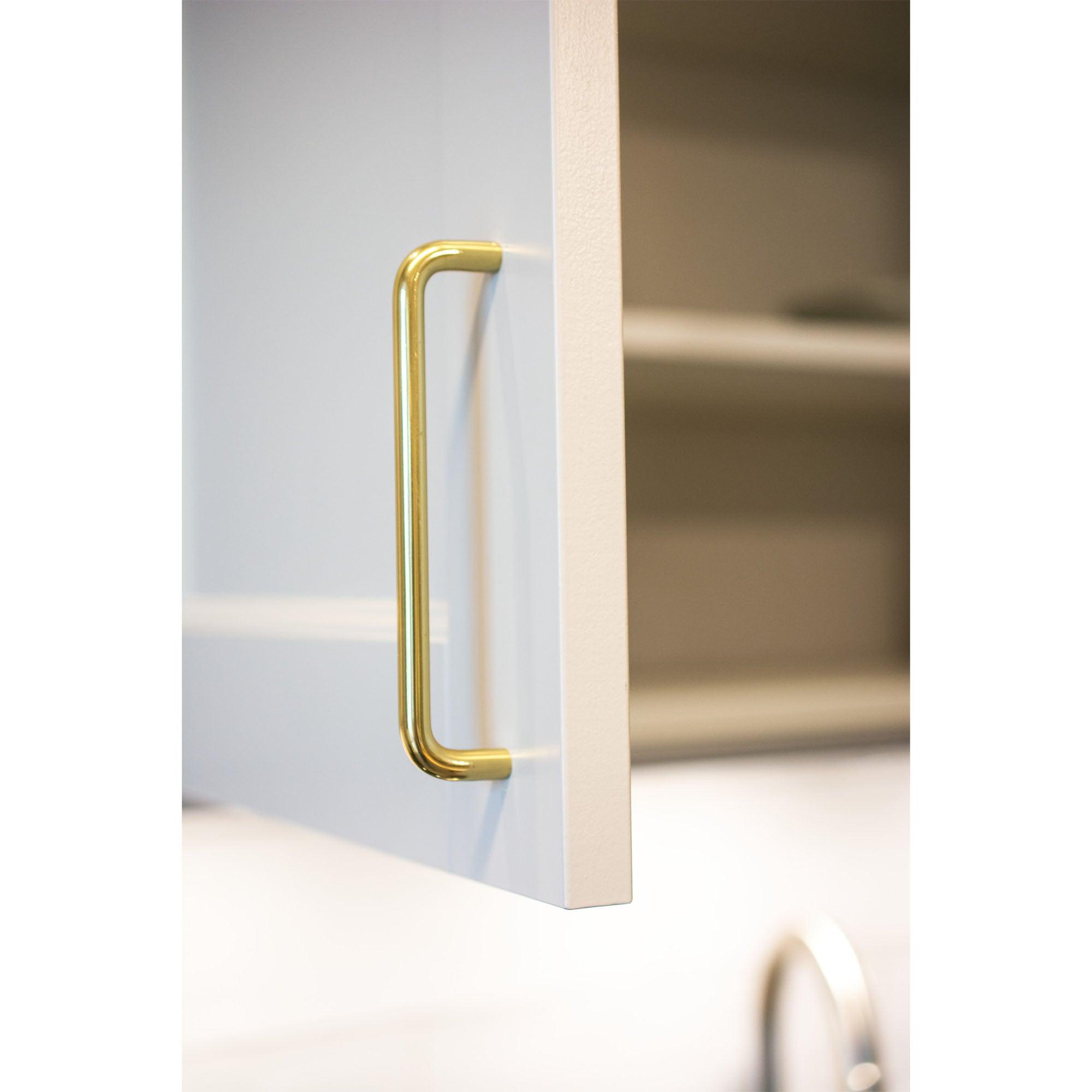 Handle Bolmen, Polished brass, available in different sizes (104/136mm) - Scandi Handles