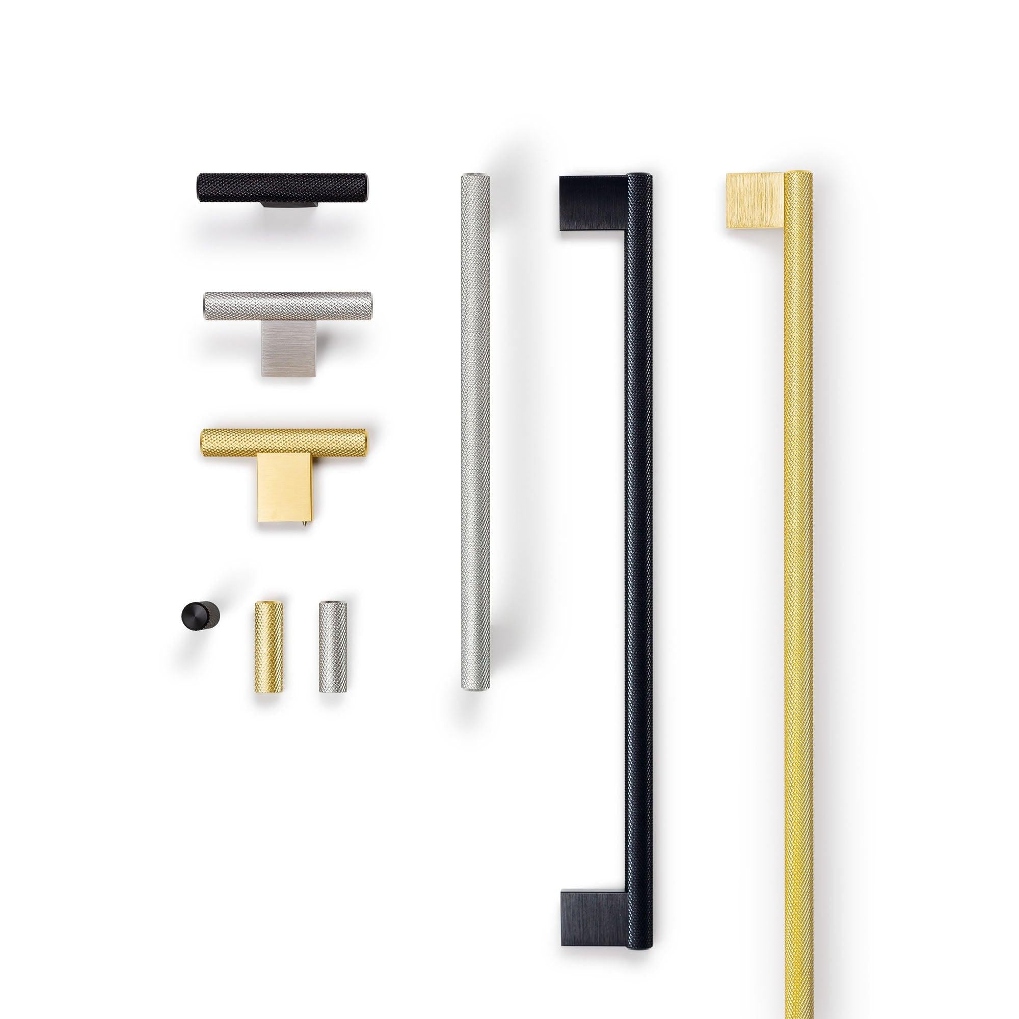 Handle Graf Mini, Matt Black, available in different sizes (182/278/1200mm) - Scandi Handles