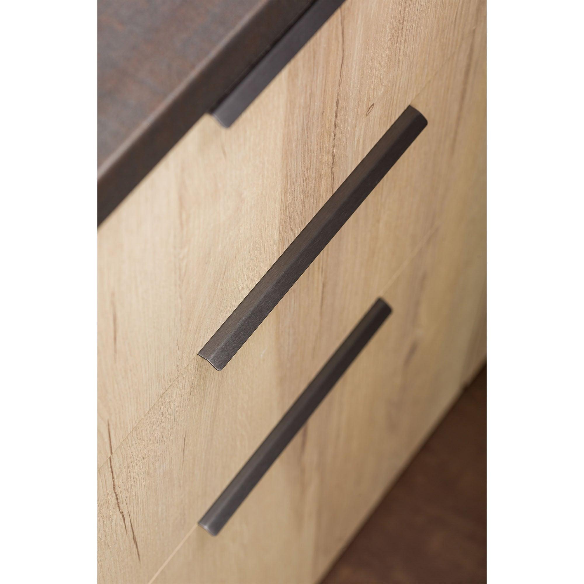 Handle Curve, Matt black, available in different sizes (45/200mm) - Scandi Handles