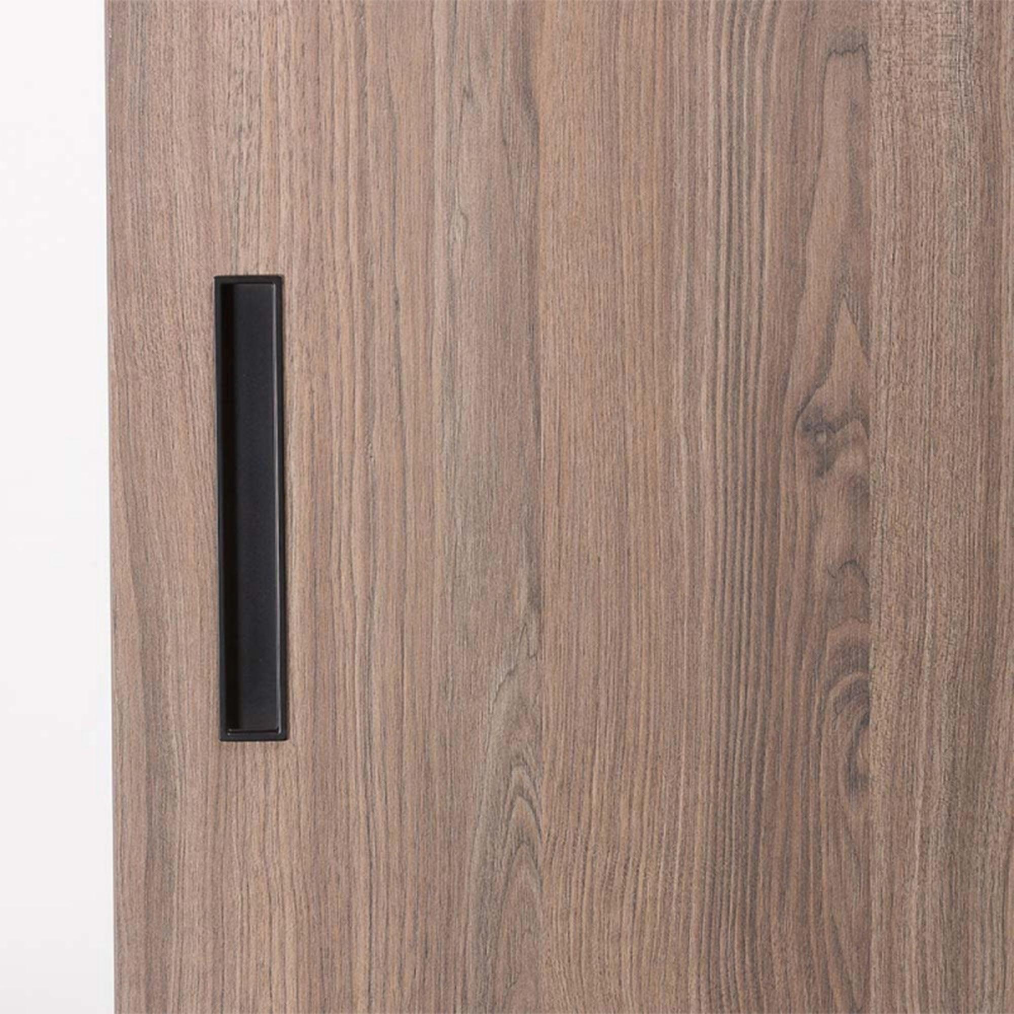 Recessed handle Cubic, Matt black - Scandi Handles