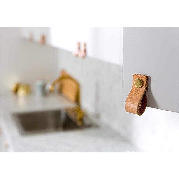 Loop, Black leather/black - Scandi Handles