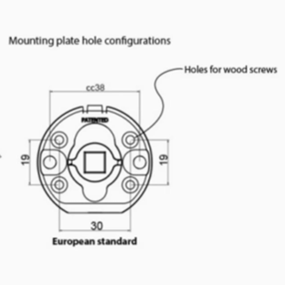 Door Handle Tavira - Stainless Steel Finish